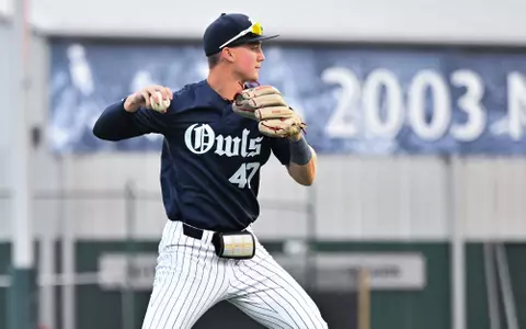 May 10, 2023: The Rice Owls host University of Houston Cougars in game 3 of the Silver Glove Series at Reckling Park in Houston, Texas.   (Mandatory Credit: Maria Lysaker | Rice Athletics)