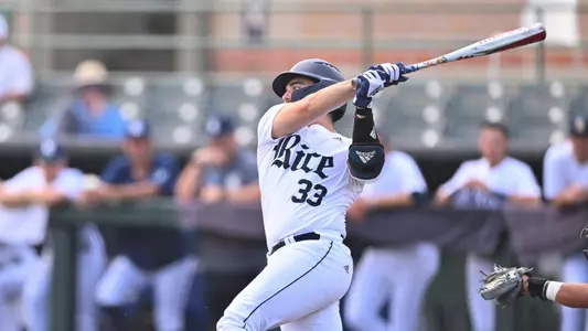 May 20, 2023: The Rice Owls host FIU Panthers for game 3 of the series at Reckling Park in Houston, Texas.   (Mandatory Credit: Maria Lysaker | Rice Athletics)