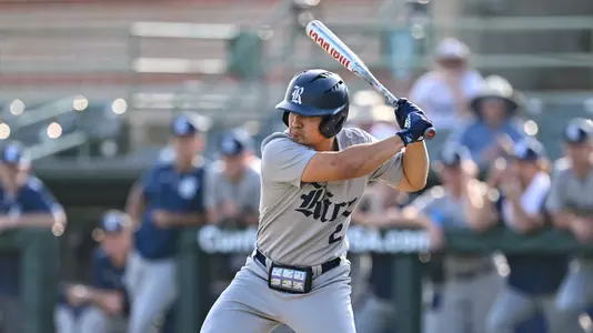May 24, 2023: During game 3 of Conference USA baseball Championships between Dallas Baptist and Rice at Reckling Park Rice University in Houston, Texas (Mandatory Credit: Maria Lysaker | CUSA)