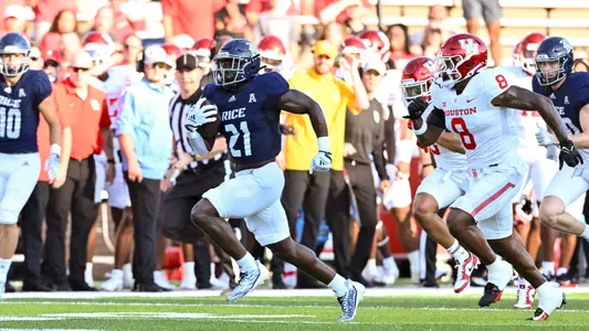 September 09, 2023, Houston, Texas, US: During the 47th Bayou Bucket game between the University of Houston Cougars and the Rice Owls at Rice Stadium. (Mandatory Credit: Maria Lysaker | Rice Athletics)