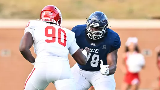 September 09, 2023, Houston, Texas, US: During the 47th Bayou Bucket game between the University of Houston Cougars and the Rice Owls at Rice Stadium. (Mandatory Credit: Maria Lysaker | Rice Athletics)