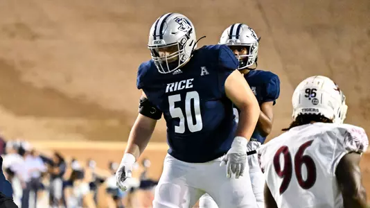 September 16, 2023, Houston, Texas, US: During the game between the Texas Southern Tigers and the Rice Owls at Rice Stadium. (Mandatory Credit: Maria Lysaker | Rice Athletics)