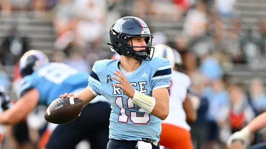 October 12, 2024, Houston, Texas, US: E.J. Warner During a game between the UTSA Roadrunners and the Rice Owls at Rice Stadium. xx defeated xx 00-00. Mandatory Credit: Maria Lysaker | Rice Athletics