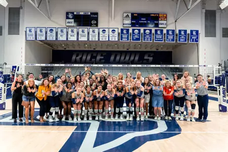 Volleyball Team and Alumni