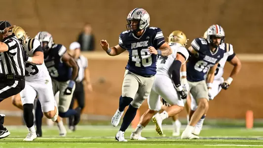 November 02, 2024, Houston, Texas, US: During a game between the Navy Midshipmen and the Rice Owls at Rice Stadium. The Owls defeated the Midshipmen 24-10. Mandatory Credit: Maria Lysaker | Rice Athletics