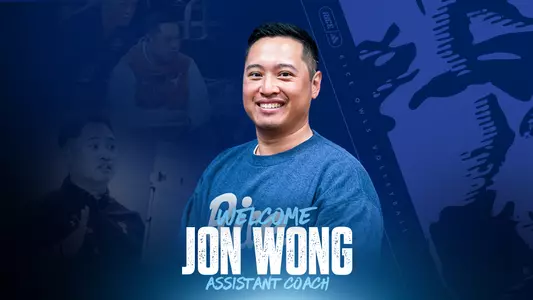 Rice head volleyball coach Genny Volpe has announced the addition of Jon Wong as Assistant Coach.