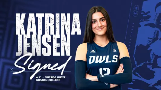Rice volleyball head coach Genny Volpe has announced the addition of graduate transfer outside hitter Katrina Jensen for the 2024 season.