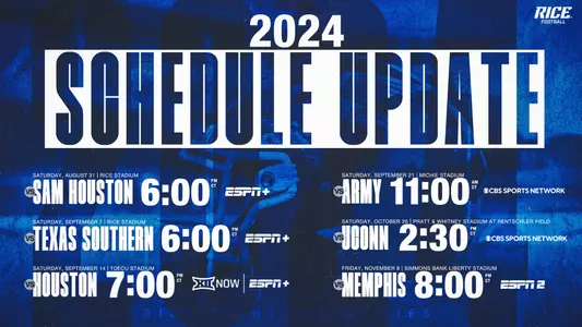 2024 Football Game times