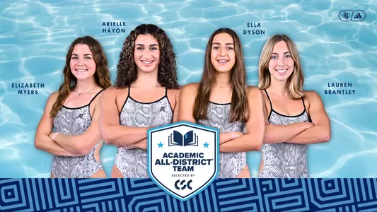 Lauren Brantley, Ella Dyson, Arielle Hayon and Elizabeth Myers were each named to the 2023-24 Academic All-District® 7 Women's Swimming & Diving Teams, selected by College Sports Communicators.