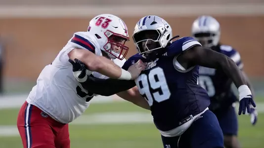 Rice University plays an NCAA football game against Florida Atlantic University, Saturday, Oct. 4, 2025, at Rice Stadium in Houston. (Photo by Kevin M. Cox)