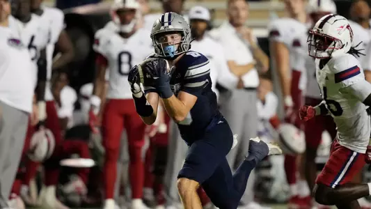 Rice University plays an NCAA football game against Florida Atlantic University, Saturday, Oct. 4, 2025, at Rice Stadium in Houston. (Photo by Kevin M. Cox)