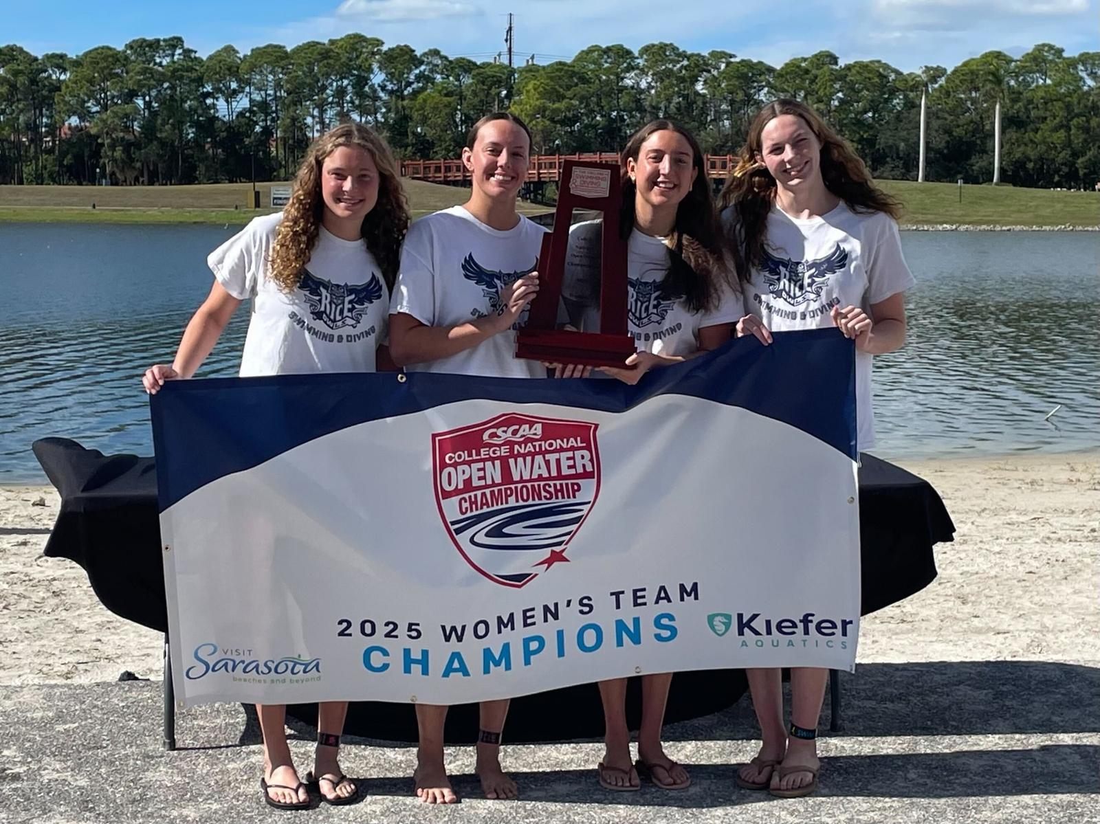 Swimming Rice Rice Wins Third Straight CSCAA Open Water Championship - Rice ...