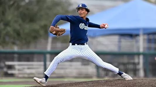 February 19, 2025, Houston, Texas, US: During a game between the Sam Houston Bearkats and the Rice Owls at Reckling Park. Mandatory Credit: Maria Lysaker | Rice Athletics