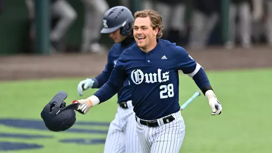 February 19, 2025, Houston, Texas, US: During a game between the Sam Houston Bearkats and the Rice Owls at Reckling Park. Mandatory Credit: Maria Lysaker | Rice Athletics