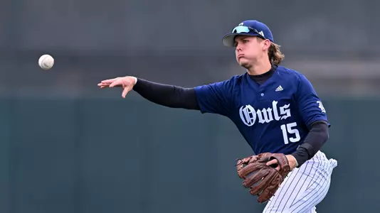 February 19, 2025, Houston, Texas, US: During a game between the Sam Houston Bearkats and the Rice Owls at Reckling Park. Mandatory Credit: Maria Lysaker | Rice Athletics