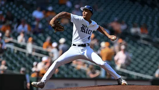 March 01, 2025, Houston, Texas, US: During a game 2 of the Astros Foundation College Classic between the Tennessee Volunteers and the Rice Owls at Daikin Park. Mandatory Credit: Maria Lysaker | Rice Athletics