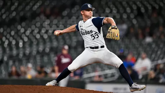 March 02, 2025, Houston, Texas, US: During a game 3 of the Astros Foundation College Classic between the Texas A&M Aggies and the Rice Owls at Daikin Park. Mandatory Credit: Maria Lysaker | Rice Athletics