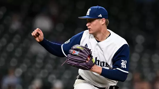 March 02, 2025, Houston, Texas, US: During a game 3 of the Astros Foundation College Classic between the Texas A&M Aggies and the Rice Owls at Daikin Park. Mandatory Credit: Maria Lysaker | Rice Athletics