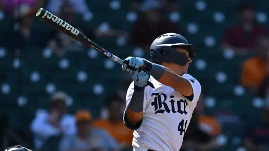 March 01, 2025, Houston, Texas, US: During a game 2 of the Astros Foundation College Classic between the Tennessee Volunteers and the Rice Owls at Daikin Park. Mandatory Credit: Maria Lysaker | Rice Athletics