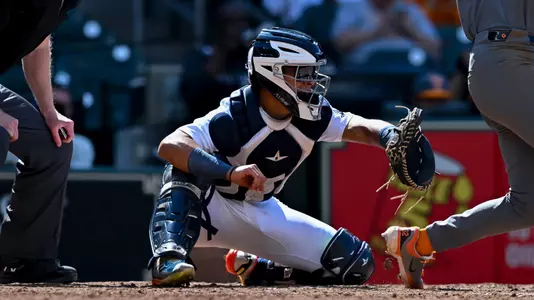 March 01, 2025, Houston, Texas, US: During a game 2 of the Astros Foundation College Classic between the Tennessee Volunteers and the Rice Owls at Daikin Park. Mandatory Credit: Maria Lysaker | Rice Athletics