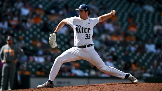 March 01, 2025, Houston, Texas, US: During a game 2 of the Astros Foundation College Classic between the Tennessee Volunteers and the Rice Owls at Daikin Park. Mandatory Credit: Maria Lysaker | Rice Athletics