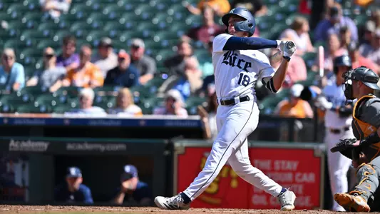 March 01, 2025, Houston, Texas, US: During a game 2 of the Astros Foundation College Classic between the Tennessee Volunteers and the Rice Owls at Daikin Park. Mandatory Credit: Maria Lysaker | Rice Athletics