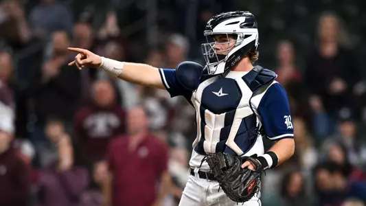March 02, 2025, Houston, Texas, US: During a game 3 of the Astros Foundation College Classic between the Texas A&M Aggies and the Rice Owls at Daikin Park. Mandatory Credit: Maria Lysaker | Rice Athletics