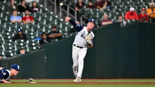 March 02, 2025, Houston, Texas, US: During a game 3 of the Astros Foundation College Classic between the Texas A&M Aggies and the Rice Owls at Daikin Park. Mandatory Credit: Maria Lysaker | Rice Athletics