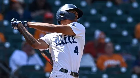 March 01, 2025, Houston, Texas, US: During a game 2 of the Astros Foundation College Classic between the Tennessee Volunteers and the Rice Owls at Daikin Park. Mandatory Credit: Maria Lysaker | Rice Athletics