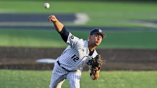 March 29, 2025, Houston, Texas, US: During game 2 between the East Carolina University Pirates and the Rice Owls at Reckling Park. Mandatory Credit: Maria Lysaker | Rice Athletics