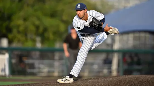 April 15, 2025, Houston, Texas, US: During game three of the Silver Glove series between the University of Houston Cougars and the Rice Owls at Reckling Park. Mandatory Credit: Maria Lysaker | Rice Athletics