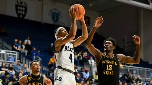 March 06, 2025, Houston, Texas, US: During a game between the Wichita State Shockers and the Rice Owls at Tudor Fieldhouse. Mandatory Credit: Maria Lysaker | Rice Athletics