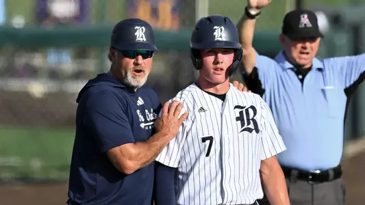 March 29, 2025, Houston, Texas, US: During game 2 between the East Carolina University Pirates and the Rice Owls at Reckling Park. Mandatory Credit: Maria Lysaker | Rice Athletics