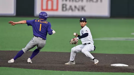 March 29, 2025, Houston, Texas, US: During game 2 between the East Carolina University Pirates and the Rice Owls at Reckling Park. Mandatory Credit: Maria Lysaker | Rice Athletics