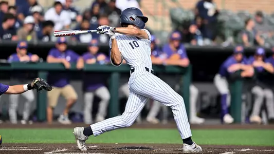 March 29, 2025, Houston, Texas, US: During game 2 between the East Carolina University Pirates and the Rice Owls at Reckling Park. Mandatory Credit: Maria Lysaker | Rice Athletics