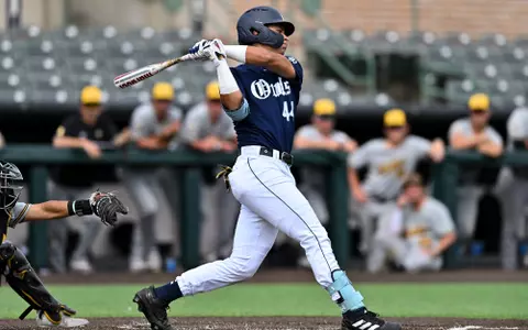 May 11, 2025, Houston, During senior day game 3 between the Wichita Shockers and the Rice Owls at Reckling Park. Mandatory Credit: Maria Lysaker | Rice Athletics