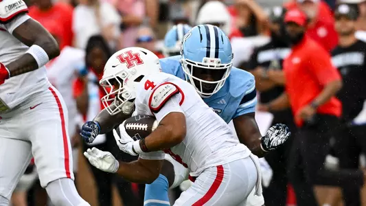 September 06, 2025, Houston, Texas, US: During a game between the Houston Cougars and the Rice Owls at Rice Stadium. Mandatory Credit: Maria Lysaker | Rice Athletics