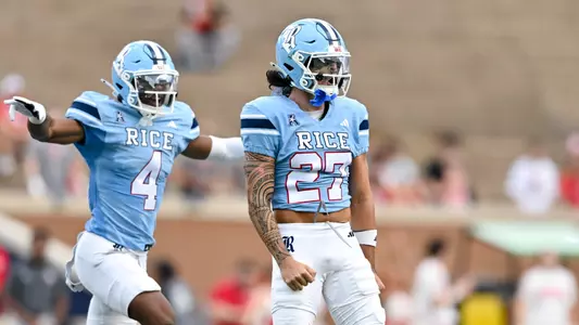 September 06, 2025, Houston, Texas, US: During a game between the Houston Cougars and the Rice Owls at Rice Stadium. Mandatory Credit: Maria Lysaker | Rice Athletics