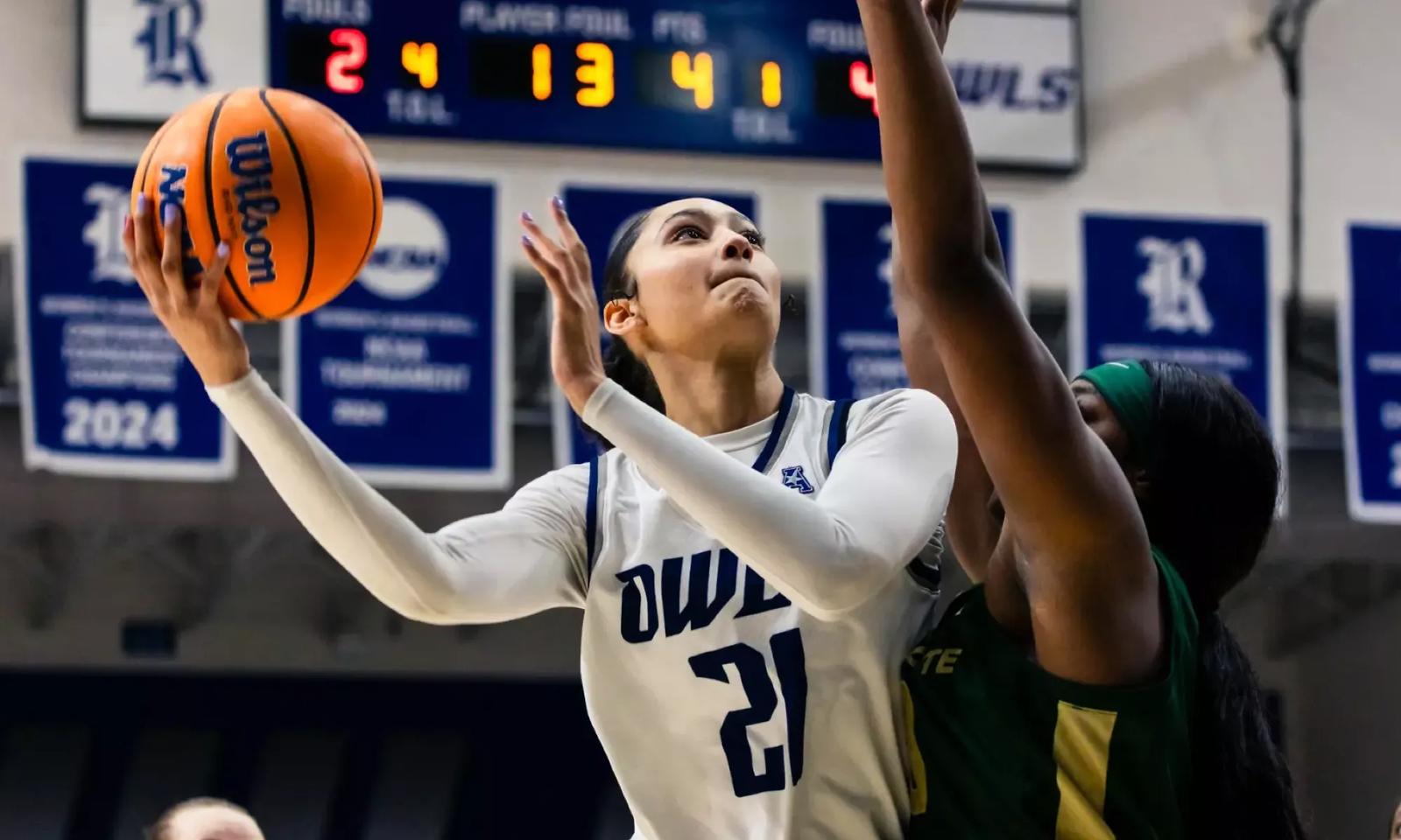 Aaliyah Rice Rice Eyes Ninth Straight Win, Hosts UAB Wednesday - Rice University ...