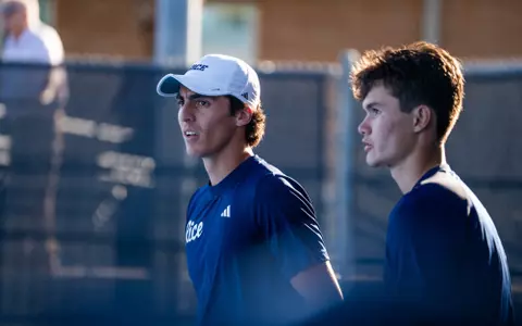 Santiago Navarro and Petro Kuzmenok