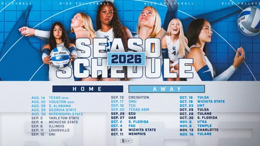 2026 Volleyball Schedule