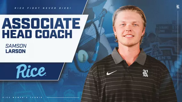 Samson Larson Named Women’s Tennis Associate Head Coach