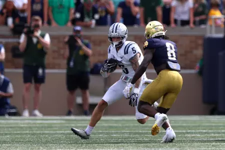 Rice University Owls vs. University of Notre Dame Fighting Irish at Notre Dame Stadium on 12 September 2026 (Photos by Daniel P. Horan)