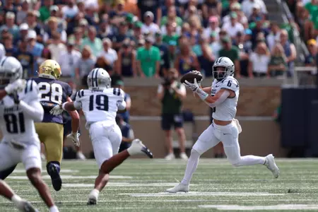 Rice University Owls vs. University of Notre Dame Fighting Irish at Notre Dame Stadium on 12 September 2026 (Photos by Daniel P. Horan)