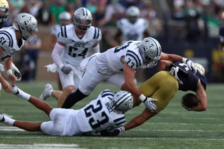 Rice University Owls vs. University of Notre Dame Fighting Irish at Notre Dame Stadium on 12 September 2026 (Photos by Daniel P. Horan)