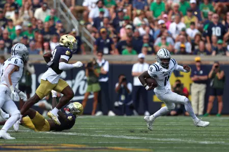 Rice University Owls vs. University of Notre Dame Fighting Irish at Notre Dame Stadium on 12 September 2026 (Photos by Daniel P. Horan)
