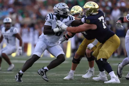 Rice University Owls vs. University of Notre Dame Fighting Irish at Notre Dame Stadium on 12 September 2026 (Photos by Daniel P. Horan)