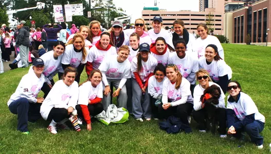 Women?s Lacrosse Walks For Breast Cancer Research