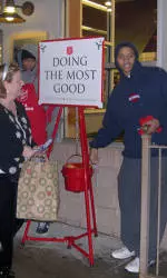 Basketball Teams Help Raise Money For Salvation Army