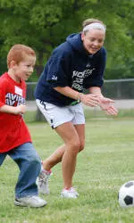 Spiders Take Part In Activity Day At Holladay Elementary